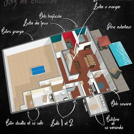 Magnifique Villa, Piscine Chauffee, Proche Сasa de vacaciones *